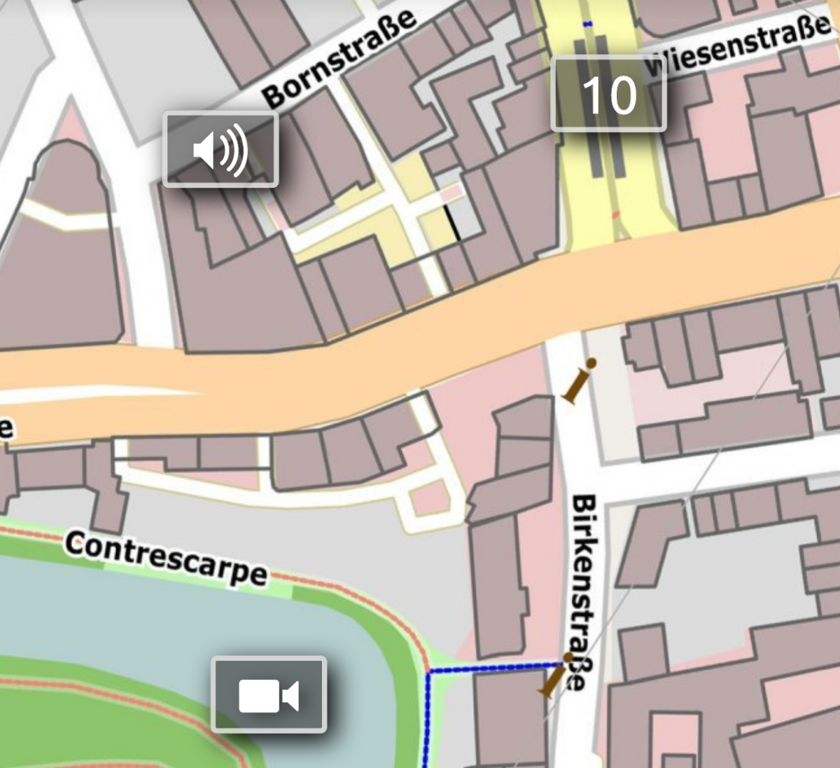 Example: Icons on map